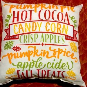 Fall decor pillow